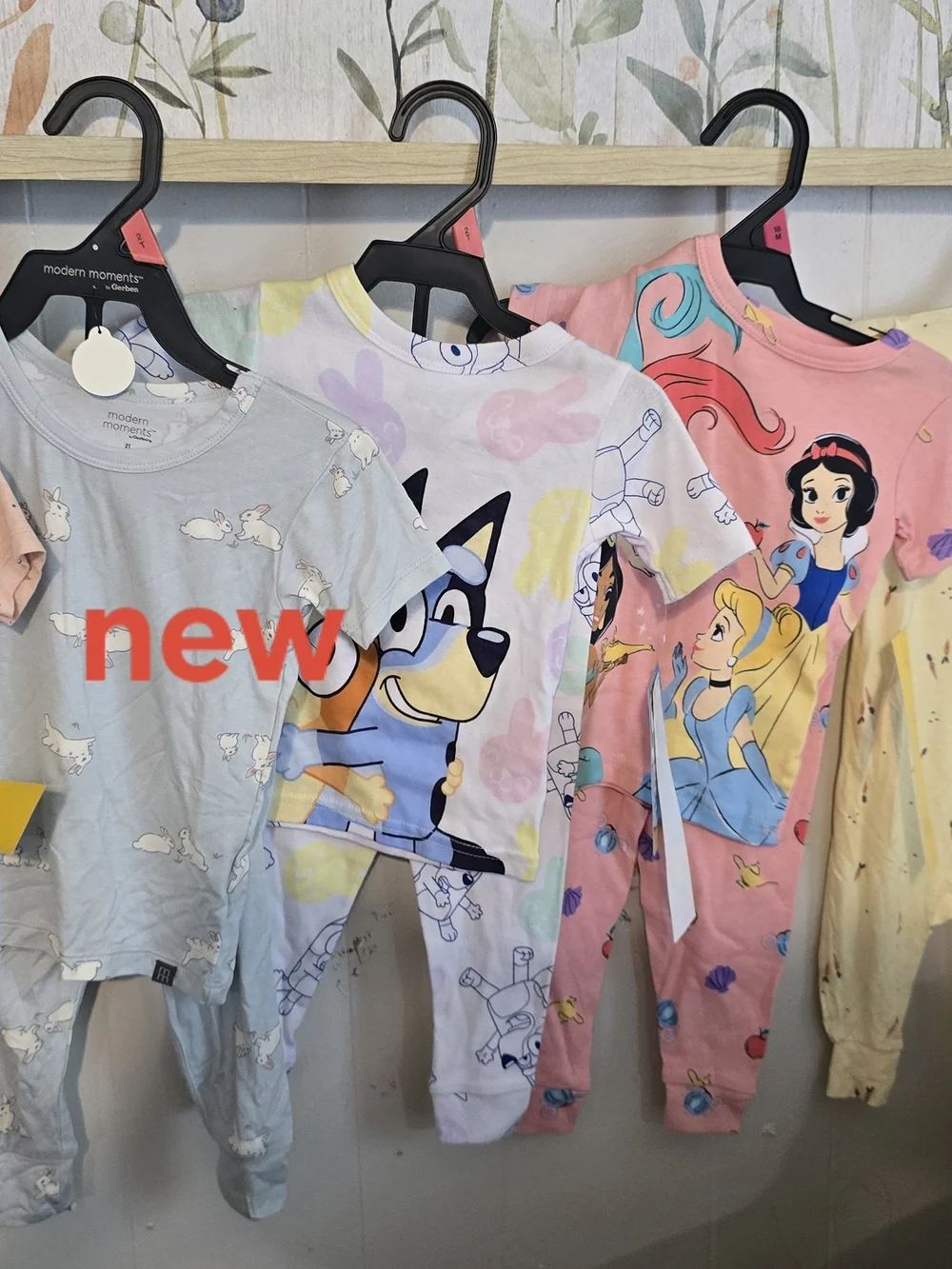 Kids Blue Cartoon Character Pajama Set -